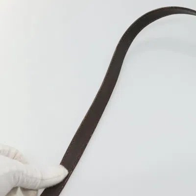 Pre-owned Celine Céline Macadam Brown Canvas Shoulder Bag ()