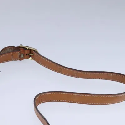 Pre-owned Celine Céline Macadam Brown Canvas Shoulder Bag ()