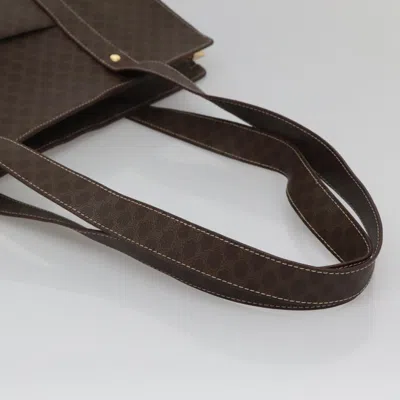 Pre-owned Celine Céline Macadam Brown Canvas Tote Bag ()