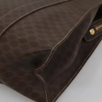 Pre-owned Celine Céline Macadam Brown Canvas Tote Bag ()