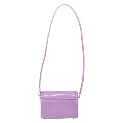 Pre-owned Celine Céline Purple Leather Shoulder Bag ()