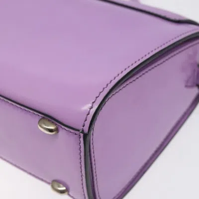 Pre-owned Celine Céline Purple Leather Shoulder Bag ()