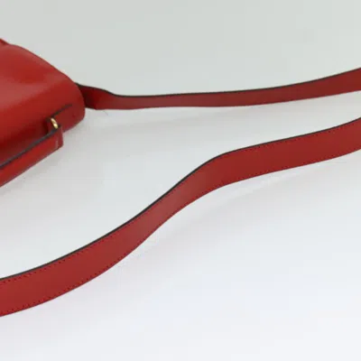 Pre-owned Celine Céline Red Leather Shoulder Bag ()