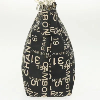 Pre-owned Chanel Black Canvas Tote Bag ()