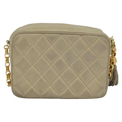 Pre-owned Chanel Camera Beige Leather Shoulder Bag ()