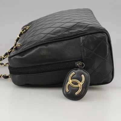 Pre-owned Chanel Camera Black Leather Shoulder Bag ()