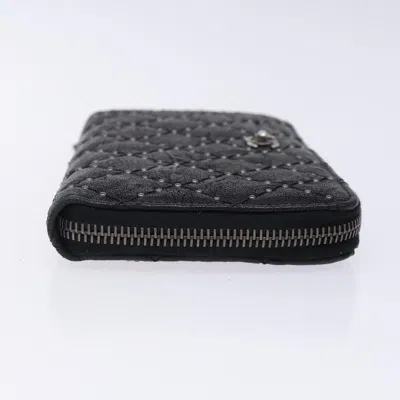 Pre-owned Chanel Cc Black Leather Wallet  ()