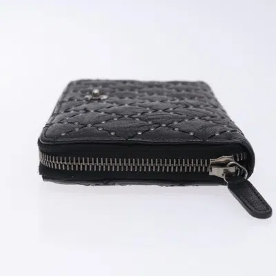 Pre-owned Chanel Cc Black Leather Wallet  ()