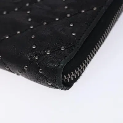 Pre-owned Chanel Cc Black Leather Wallet  ()