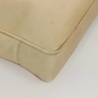 Pre-owned Chanel Coco Mark Beige Leather Shoulder Bag ()