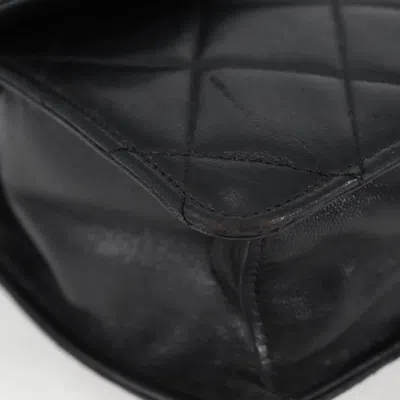 Pre-owned Chanel Coco Mark Black Leather Shoulder Bag ()