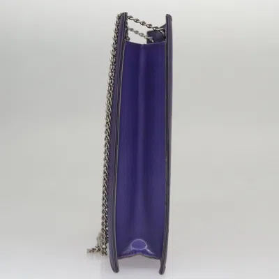 Pre-owned Chanel Coco Mark Purple Vinyl Tote Bag ()