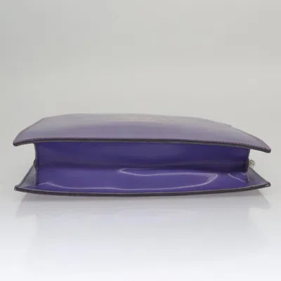Pre-owned Chanel Coco Mark Purple Vinyl Tote Bag ()
