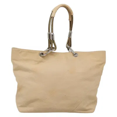 Pre-owned Chanel Numero 5 Beige Canvas Tote Bag ()