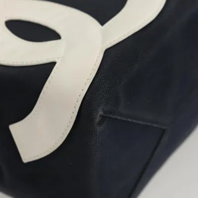 Pre-owned Chanel Numero 5 Navy Canvas Tote Bag ()