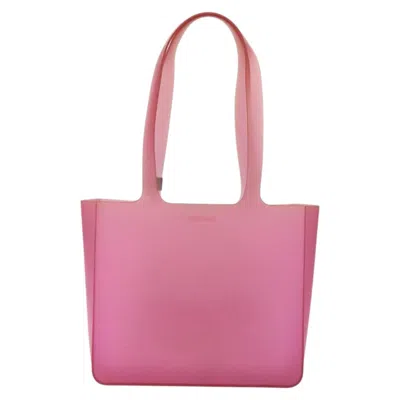 Pre-owned Chanel Pink Rubber Tote Bag ()