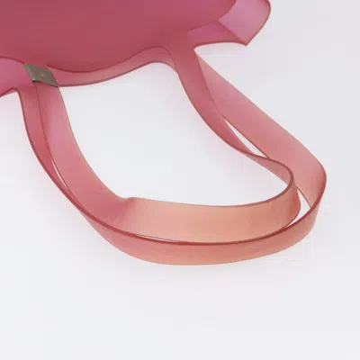 Pre-owned Chanel Pink Rubber Tote Bag ()