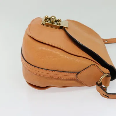 Pre-owned Chloé Elsie Beige Leather Shoulder Bag ()
