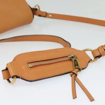 Pre-owned Chloé Elsie Beige Leather Shoulder Bag ()