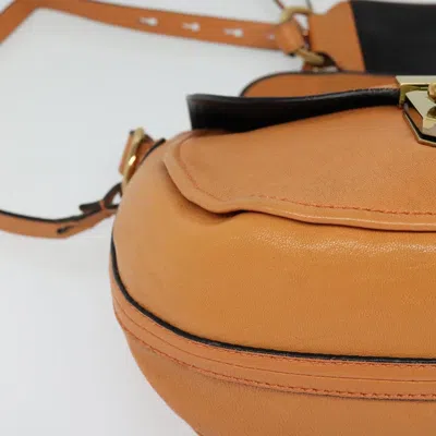 Pre-owned Chloé Elsie Beige Leather Shoulder Bag ()