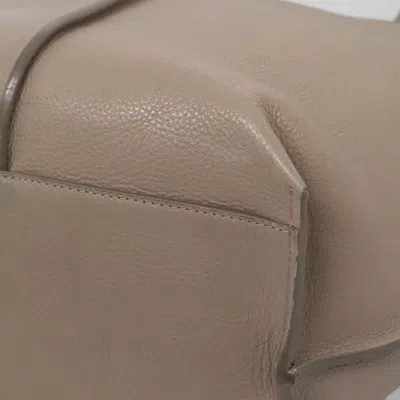 Pre-owned Chloé Vick Beige Leather Tote Bag ()