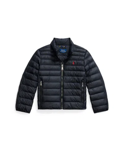 Polo Ralph Lauren Toddler And Little Boys P-layer 2 Packable Quilted Jacket In Black