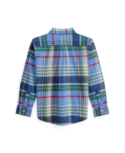 Polo Ralph Lauren Big Boys Plaid Brushed Cotton Oxford Shirt In Multi