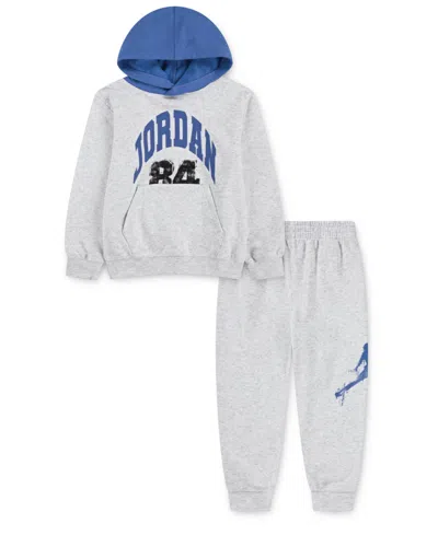 Jordan Little Boys 2-piece Most Value Player Jumpman Fleece Pullover Hoodie And Pants Set In Multi
