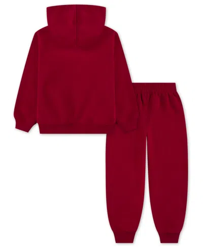 Jordan Toddler And Little Boys 2-piece Brooklyn Fleece Pullover Hoodie And Pants Set In Multi