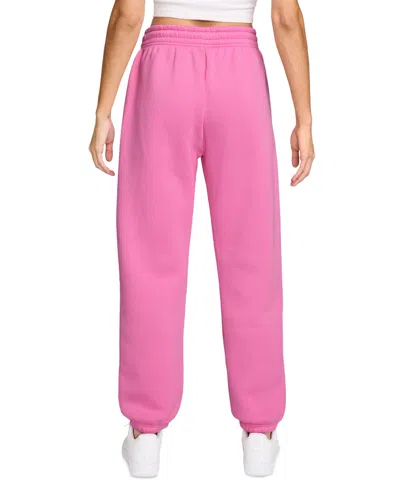 Nike Sportswear Phoenix Fleece High-rise Oversized Sweatpants In Playful Pink/(sail), Women's At Urban Ou In Pink