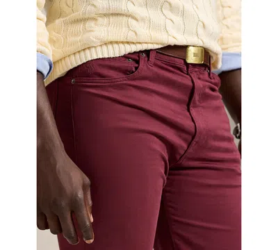 Polo Ralph Lauren Ralph Lauren Hampton Straight Stretch Jean In Burgundy