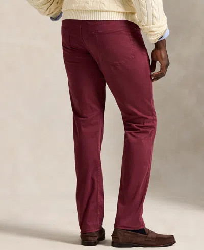 Polo Ralph Lauren Ralph Lauren Hampton Straight Stretch Jean In Burgundy