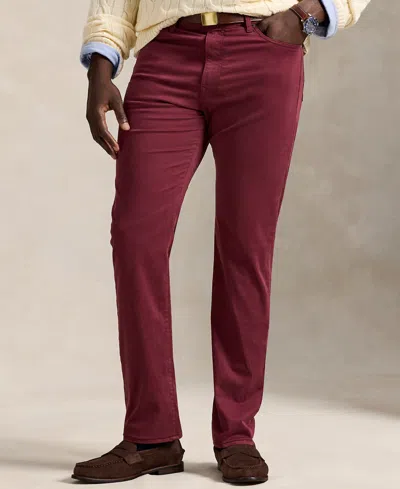 Polo Ralph Lauren Ralph Lauren Hampton Straight Stretch Jean In Burgundy