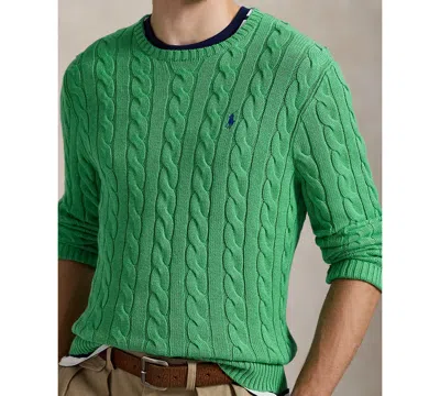 Polo Ralph Lauren Cable Knit Jumper In Green