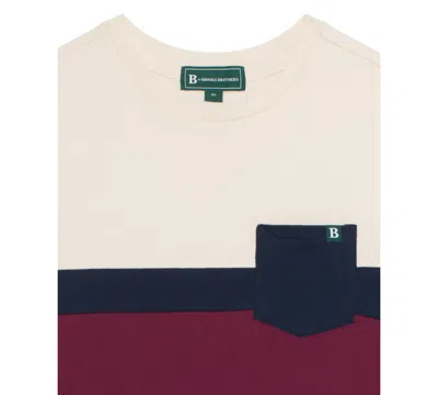 B By Brooks Brothers Big Boys Color Block Pocket Short Sleeve T-shirt In Multi