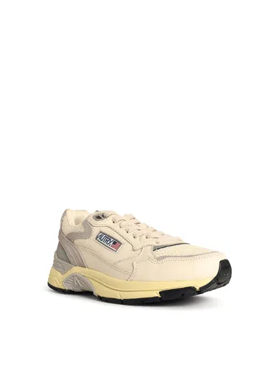 Autry Mesh And Suede Sneakers In White