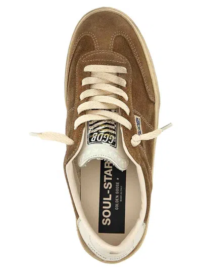 Golden Goose Db Soulstar Sneakers Tobacco/white In Brown