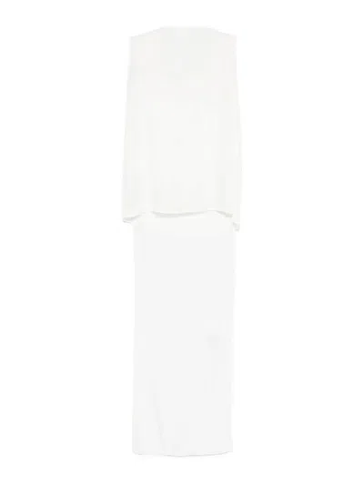 P.a.r.o.s.h Parosh Silk Top In White