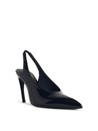 Attico ''viper'' Slingback Black In Black