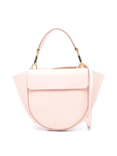 Wandler Womens Rose Petal Hortensia Mini Leather Top-handle Bag In Pink