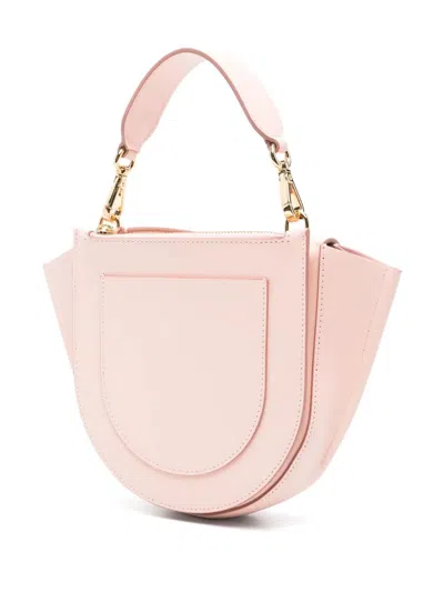 Wandler Womens Rose Petal Hortensia Mini Leather Top-handle Bag In Pink