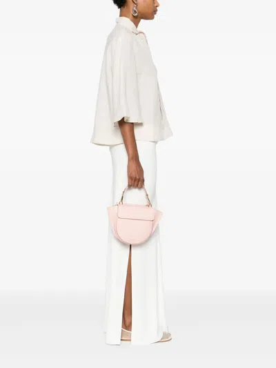 Wandler Womens Rose Petal Hortensia Mini Leather Top-handle Bag In Pink