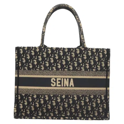 Pre-owned Dior Book Tote Navy Canvas Tote Bag ()