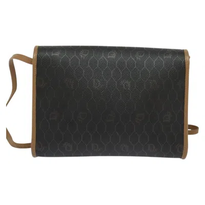 Pre-owned Dior Honeycomb Black Canvas Shoulder Bag ()
