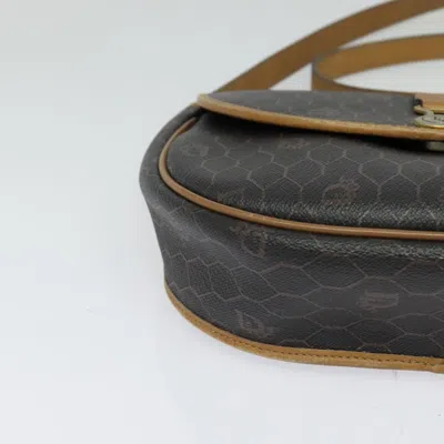 Pre-owned Dior Honeycomb Black Canvas Shoulder Bag ()