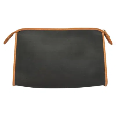 Pre-owned Dior Trotter Black Canvas Clutch Bag ()
