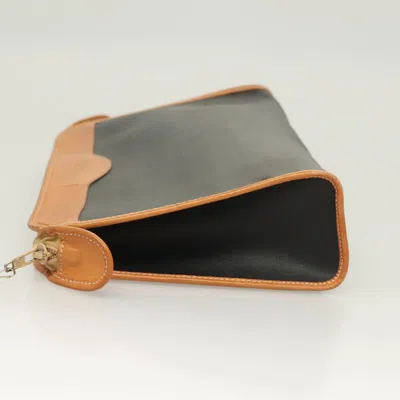 Pre-owned Dior Trotter Black Canvas Clutch Bag ()