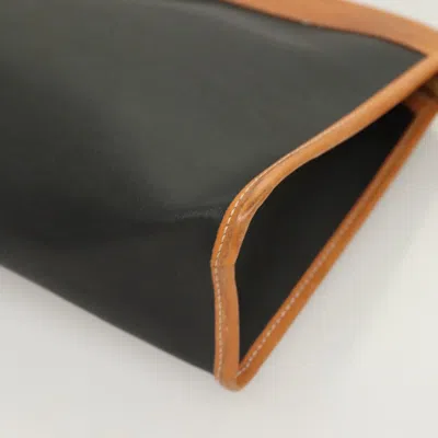 Pre-owned Dior Trotter Black Canvas Clutch Bag ()