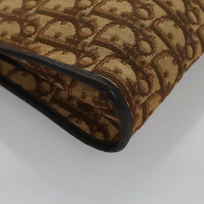 Pre-owned Dior Trotter Brown Canvas Shoulder Bag ()