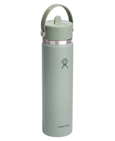 Hydro Flask 24 oz Wide Mouth With Flex Straw Cap In Green
